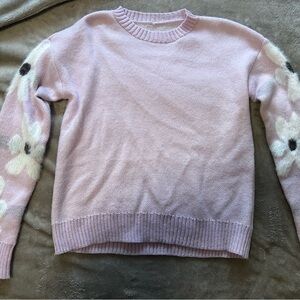 Floral Lavender Sweater